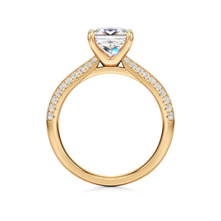 Auren Elongated Cushion Pave Band