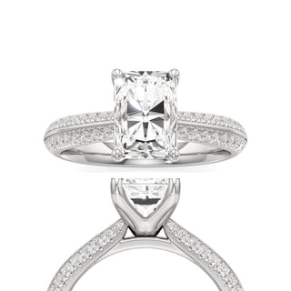 Auren Elongated Cushion Pave Band