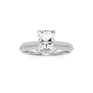 Auren Elongated Cushion Pave Band