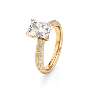 Auren Elongated Cushion Pave Band