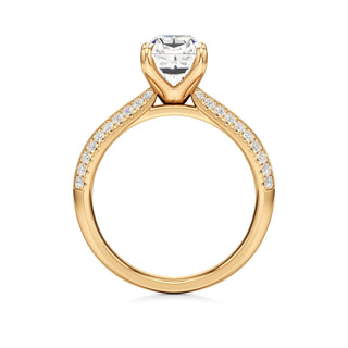Auren Elongated Cushion Pave Band
