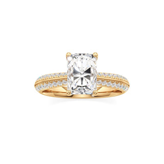 Auren Elongated Cushion Pave Band