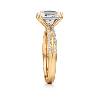 Auren Elongated Cushion Pave Band