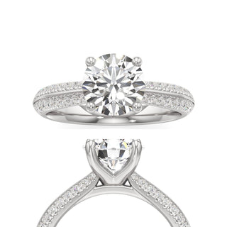 Auren Elongated Cushion Pave Band