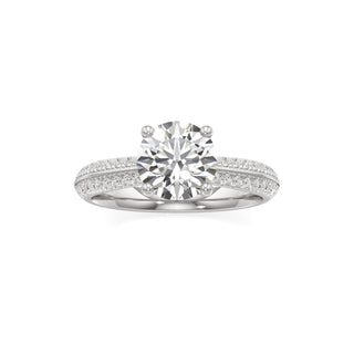 Auren Elongated Cushion Pave Band
