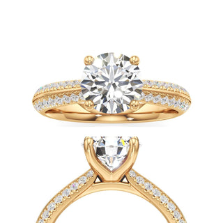 Auren Elongated Cushion Pave Band
