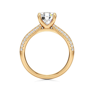 Auren Elongated Cushion Pave Band