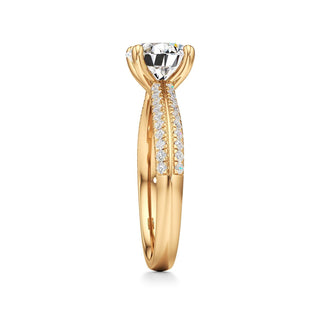 Auren Elongated Cushion Pave Band