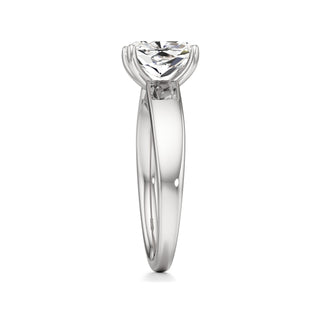 Azalea Emerald Wide Band Solitaire