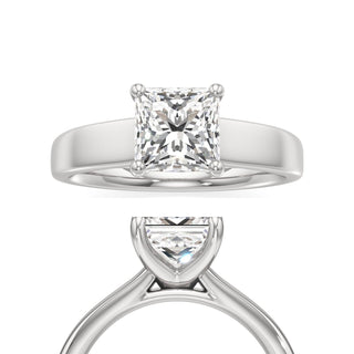 Azalea Princess Wide Band Solitaire