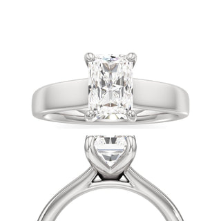Azalea Radiant Wide Band Solitaire