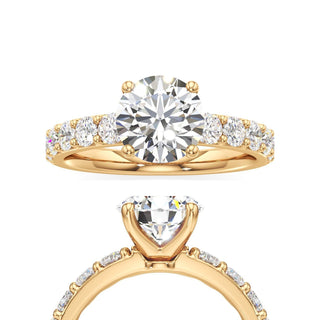 Brynn Round Graduated Diamond Band