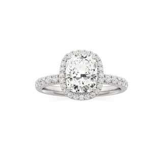 Carissa Princess Halo with Diamond Band