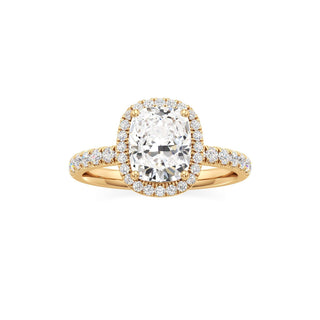 Carissa Princess Halo with Diamond Band