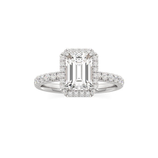 Carissa Princess Halo with Diamond Band