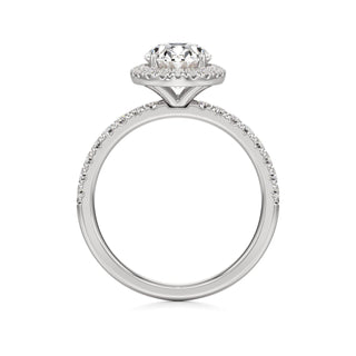 Carissa Princess Halo with Diamond Band
