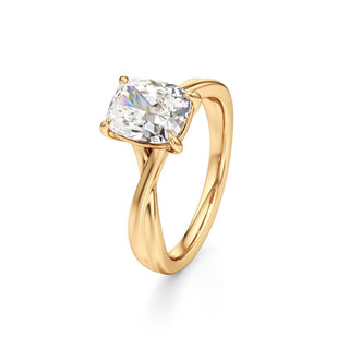 Carmel Elongated Cushion Bypass Twist Band