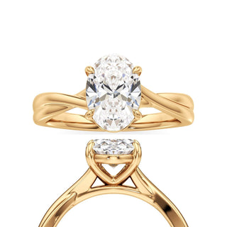 Carmel Emerald Bypass Twist Band