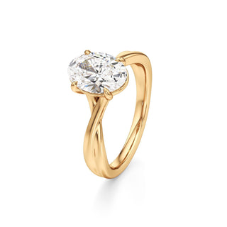 Carmel Elongated Cushion Bypass Twist Band