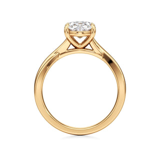 Carmel Elongated Cushion Bypass Twist Band