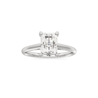 Cathedral Plain Basket Pear Engagement Ring