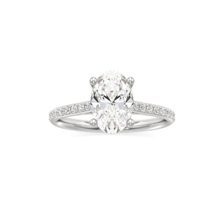 Cathedral Prong Set Basket Marquise Engagement Ring