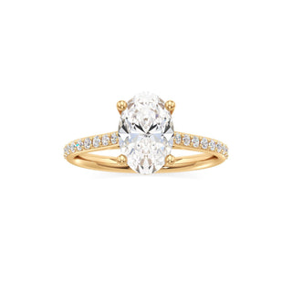 Cathedral Prong Set Basket Marquise Engagement Ring