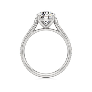 Cathedral Prong Set Basket Marquise Engagement Ring