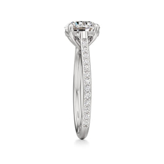 Cathedral Prong Set Basket Marquise Engagement Ring