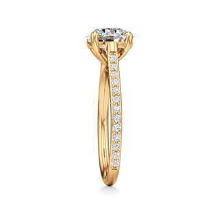 Cathedral Prong Set Basket Marquise Engagement Ring