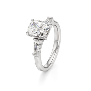 Christal Radiant Three Stone Tapered Baguette