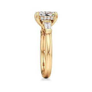 Christal Radiant Three Stone Tapered Baguette