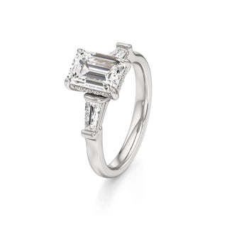 Christal Radiant Three Stone Tapered Baguette