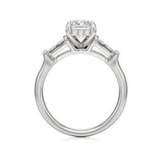 Christal Radiant Three Stone Tapered Baguette