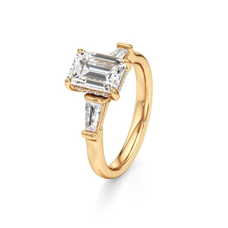Christal Radiant Three Stone Tapered Baguette