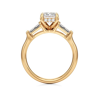 Christal Radiant Three Stone Tapered Baguette