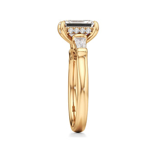 Christal Radiant Three Stone Tapered Baguette