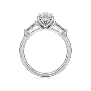 Christal Radiant Three Stone Tapered Baguette
