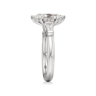 Christal Radiant Three Stone Tapered Baguette