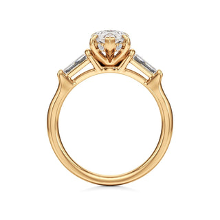 Christal Radiant Three Stone Tapered Baguette
