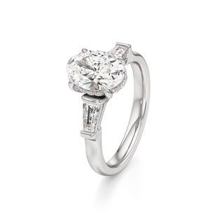Christal Radiant Three Stone Tapered Baguette