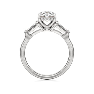 Christal Radiant Three Stone Tapered Baguette