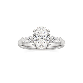 Christal Radiant Three Stone Tapered Baguette