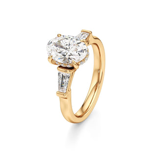 Christal Radiant Three Stone Tapered Baguette