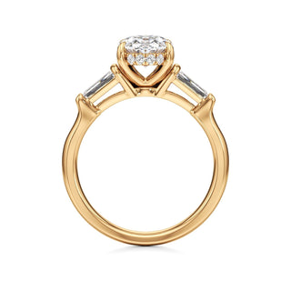 Christal Radiant Three Stone Tapered Baguette