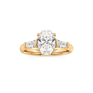 Christal Radiant Three Stone Tapered Baguette