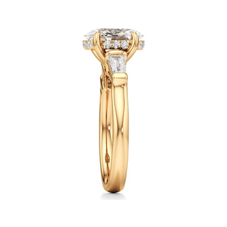 Christal Radiant Three Stone Tapered Baguette