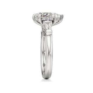Christal Radiant Three Stone Tapered Baguette