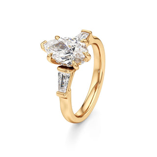 Christal Radiant Three Stone Tapered Baguette