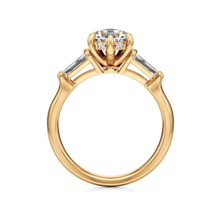 Christal Radiant Three Stone Tapered Baguette